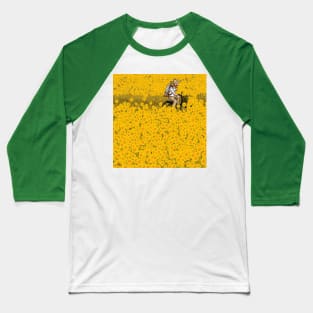 Sunflowers Dance Baseball T-Shirt